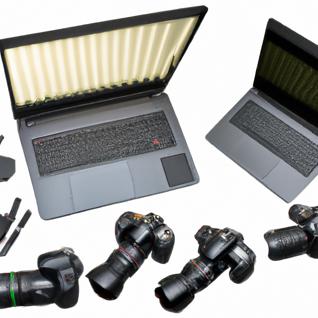 생성된 이미지: 리터쳐, 캘리브레이션된 모니터 앞에서 컬러 체킹을 하는 인물